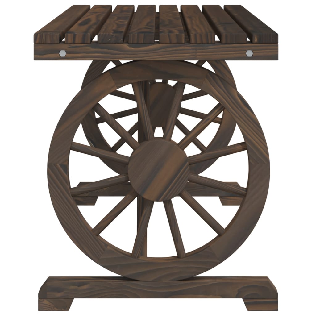 Set da Pranzo da Giardino 5 pz in Legno Massello di Abete