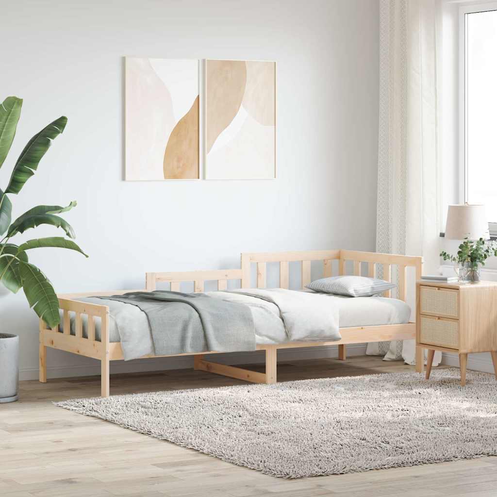 Dormeuse senza Materasso 80x200 cm in Legno Massello di Pino - homemem39