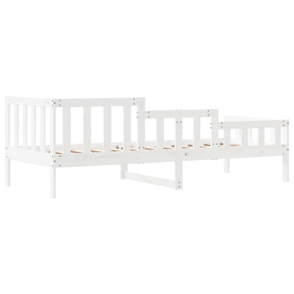 Dormeuse senza Materasso Bianca 80x200 cm Legno Massello Pino - homemem39