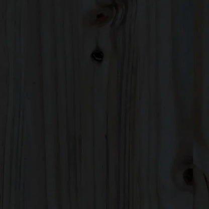 Dormeuse Nera 90x200 cm in Legno Massello di Pino