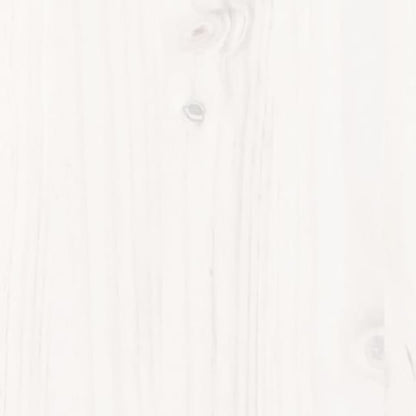 Dormeuse senza Materasso Bianca 90x190 cm Legno Massello Pino - homemem39