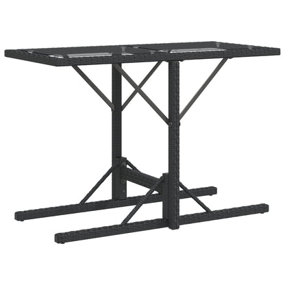 Set da Bistrò 3 pz con Cuscini Nero in Polyrattan - homemem39