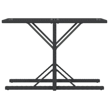 Set da Bistrò 3 pz con Cuscini Nero in Polyrattan - homemem39