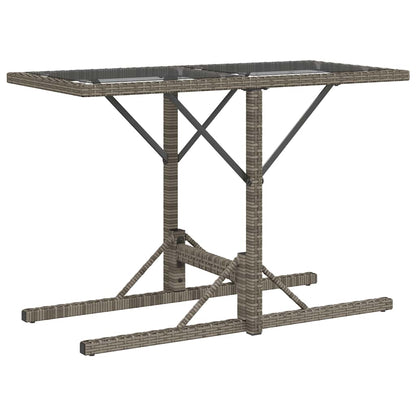 Set da Bistrò 3 pz con Cuscini Grigio in Polyrattan | homemem39