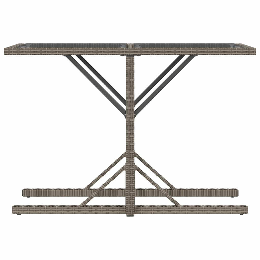 Set da Bistrò 3 pz con Cuscini Grigio in Polyrattan | homemem39