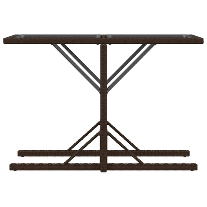 Set Bistrò 3 pz con Cuscini Marrone in Polyrattan | homemem39