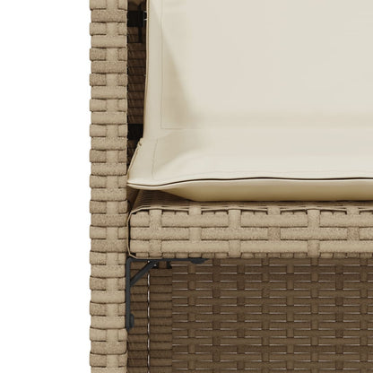 Set da Bistrò 3 pz con Cuscini Beige in Polyrattan | homemem39
