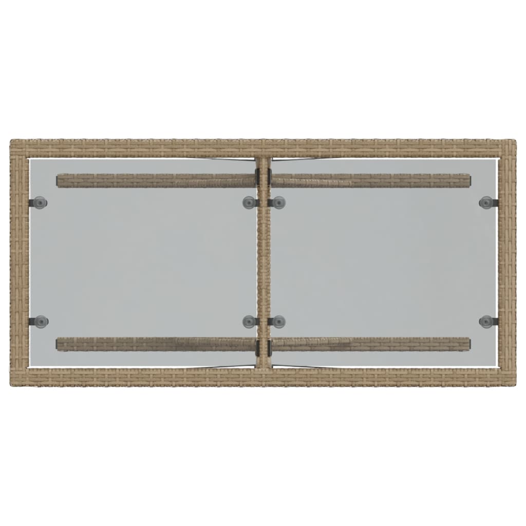 Set da Bistrò 3 pz con Cuscini Beige in Polyrattan | homemem39