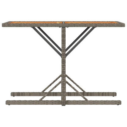 Set da Bistrò 3 pz con Cuscini Grigio in Polyrattan | homemem39