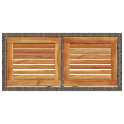 Set da Bistrò 3 pz con Cuscini Grigio in Polyrattan | homemem39