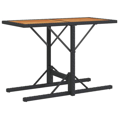 Set da Bistrò 3 pz con Cuscini Nero in Polyrattan | homemem39