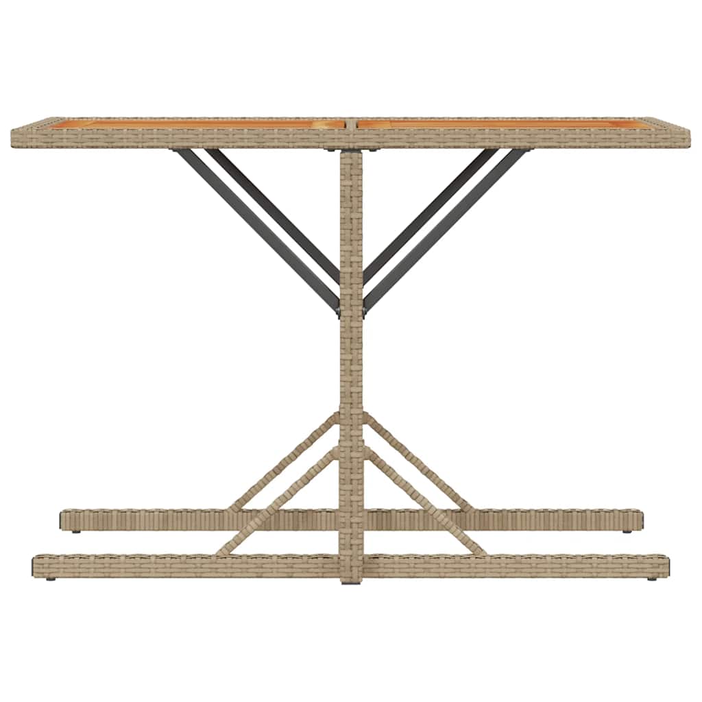 Set da Bistrò 3 pz con Cuscini Beige in Polyrattan | homemem39