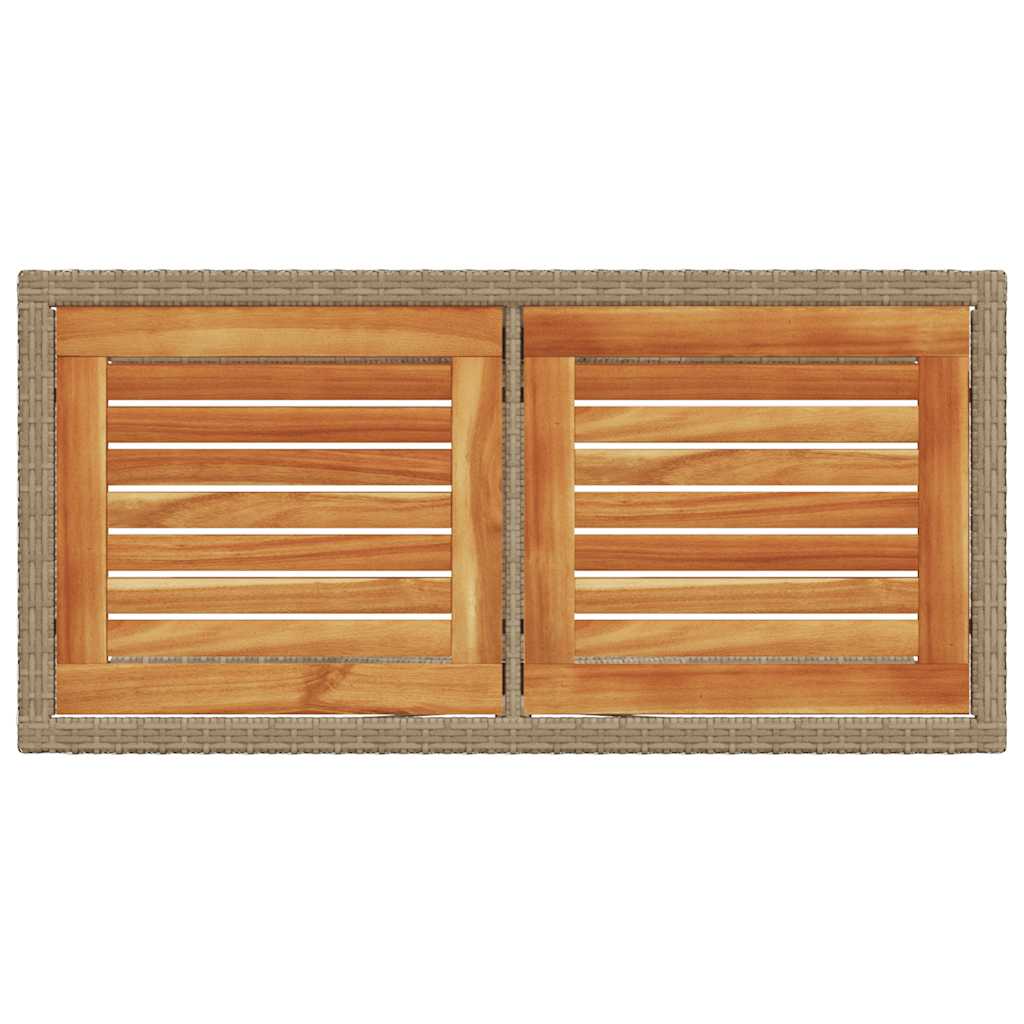 Set da Bistrò 3 pz con Cuscini Beige in Polyrattan | homemem39