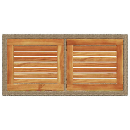 Set da Bistrò 3 pz con Cuscini Beige in Polyrattan | homemem39