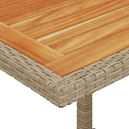 Set da Bistrò 3 pz con Cuscini Beige in Polyrattan | homemem39
