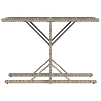 Set da Bistrò 3 pz con Cuscini Grigio Chiaro in Polyrattan | homemem39
