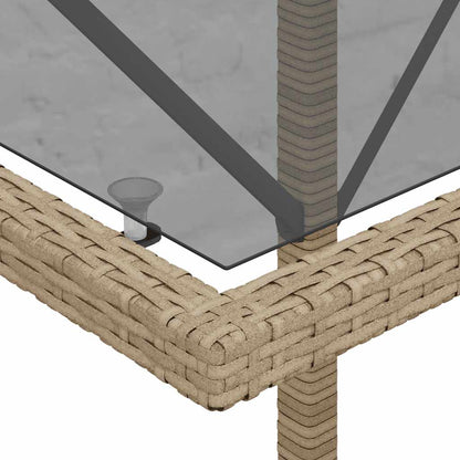 Set da Bistrò 3 pz con Cuscini Beige Misto in Polyrattan | homemem39