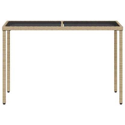 Set Pranzo da Giardino 5 pz con Cuscini Beige Misto Polyrattan | homemem39