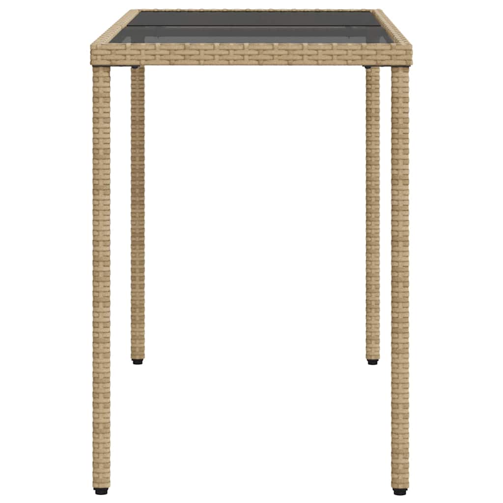 Set Pranzo da Giardino 5 pz con Cuscini Beige Misto Polyrattan | homemem39