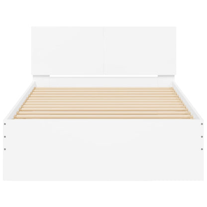Giroletto con Testiera Bianco 100x200 cm in Legno Multistrato | homemem39