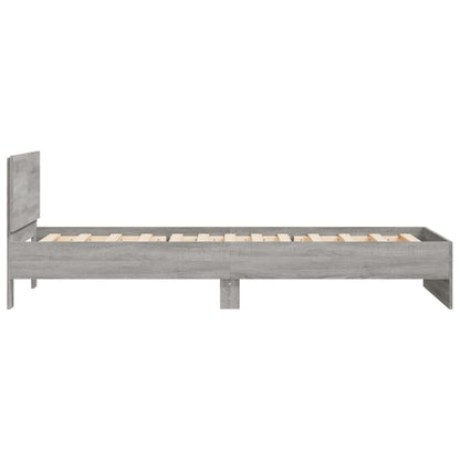 Giroletto Testiera Grigio Sonoma 100x200 cm Legno Multistrato | homemem39