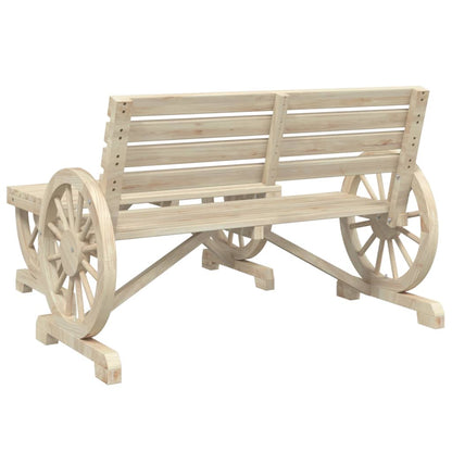 Set Salotto da Giardino 2 pz in Legno Massello di Abete - homemem39
