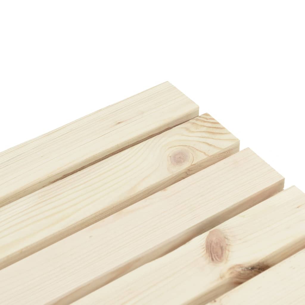 Set Salotto da Giardino 2 pz in Legno Massello di Abete - homemem39