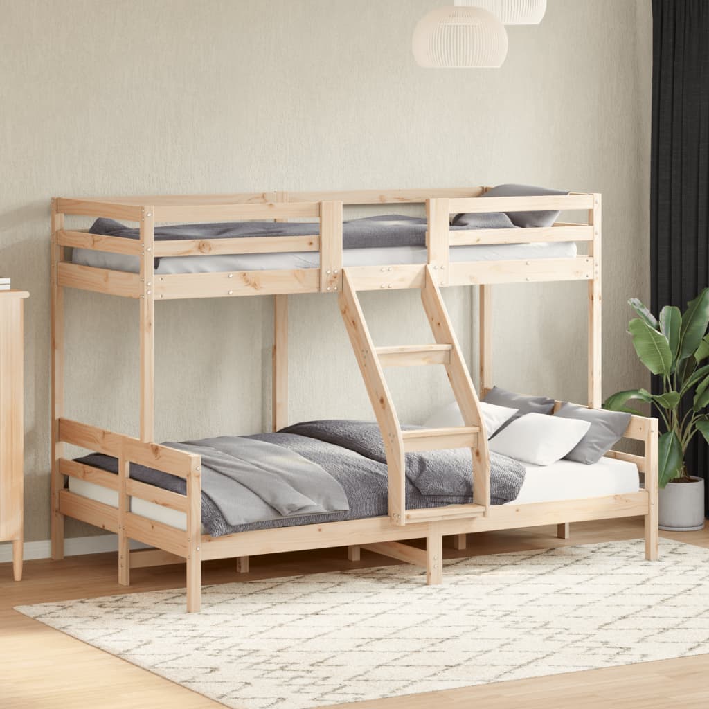 Bunk bed 80x200/120x200 cm in solid pine wood