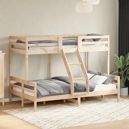 Bunk bed 80x200/120x200 cm in solid pine wood