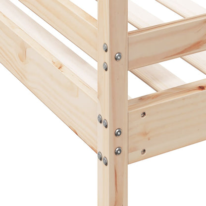 Bunk bed 80x200/120x200 cm in solid pine wood