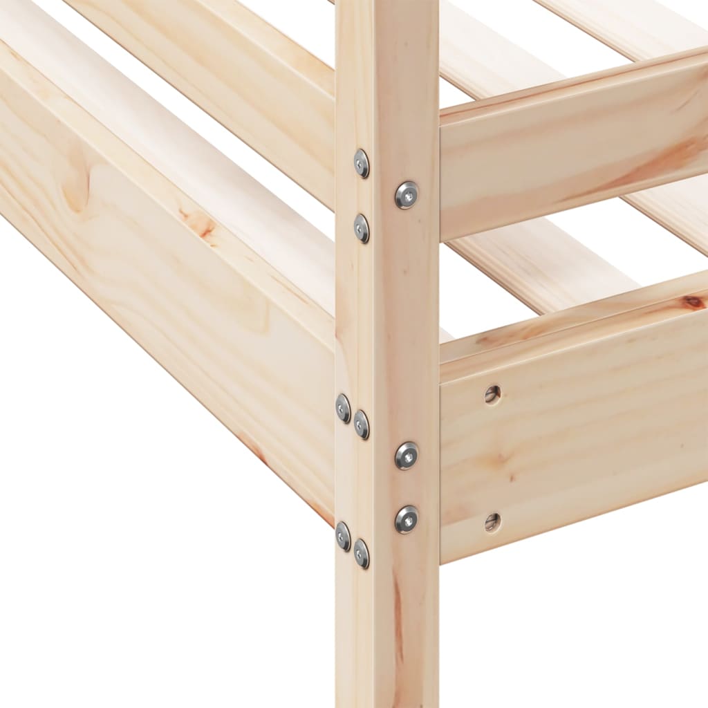 Bunk bed 80x200/140x200 cm in solid pine wood