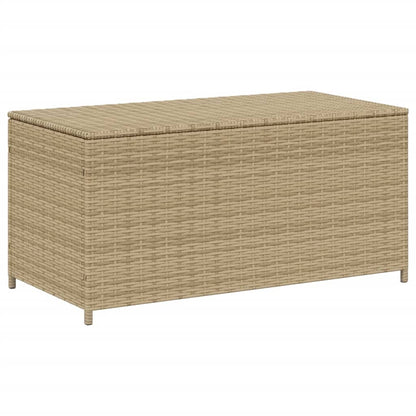 Contenitore da Giardino Beige Misto 190L in Polyrattan - homemem39
