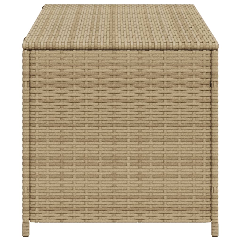 Contenitore da Giardino Beige Misto 190L in Polyrattan - homemem39