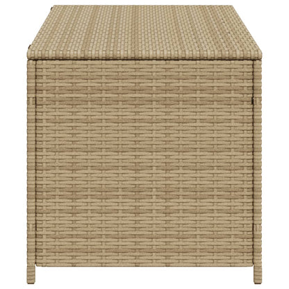 Contenitore da Giardino Beige Misto 190L in Polyrattan - homemem39