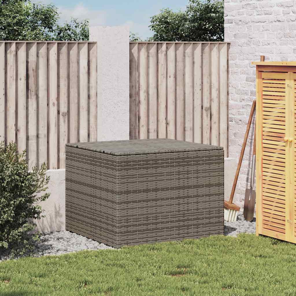 Contenitore da Giardino Grigio 291L in Polyrattan | homemem39