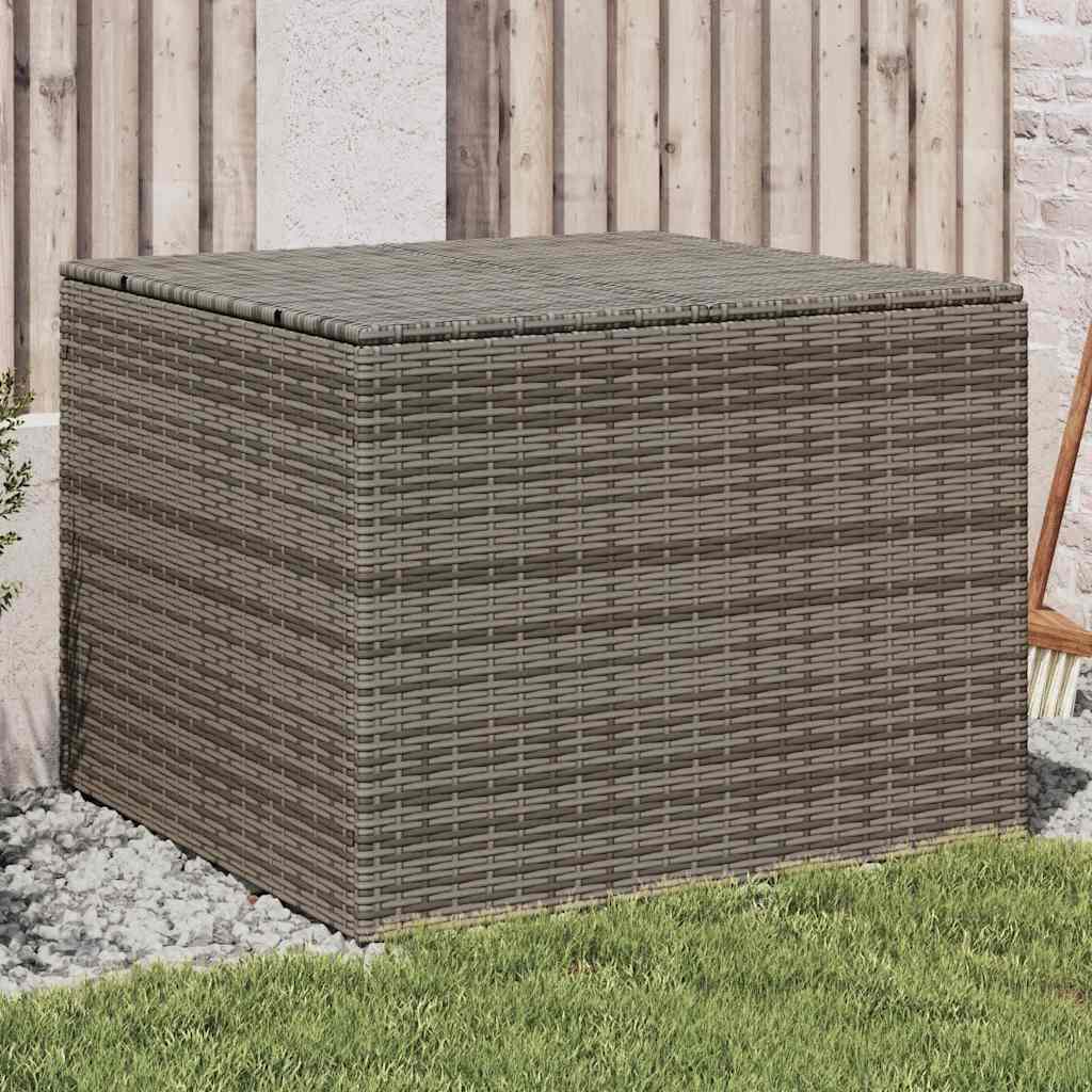 Contenitore da Giardino Grigio 291L in Polyrattan | homemem39