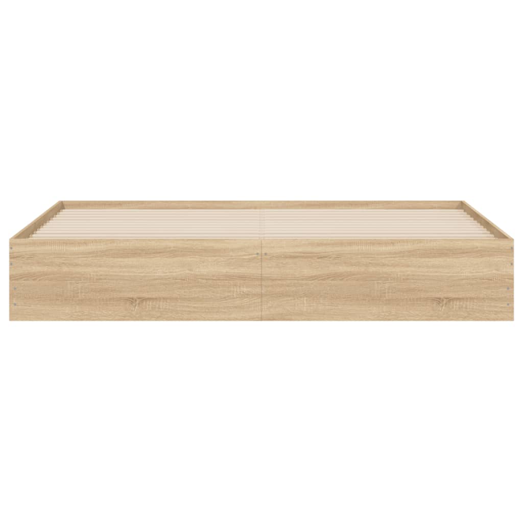 Giroletto Cassetti Rovere Sonoma 200x200 cm Legno Multistrato - homemem39