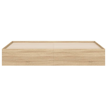 Giroletto Cassetti Rovere Sonoma 200x200 cm Legno Multistrato - homemem39