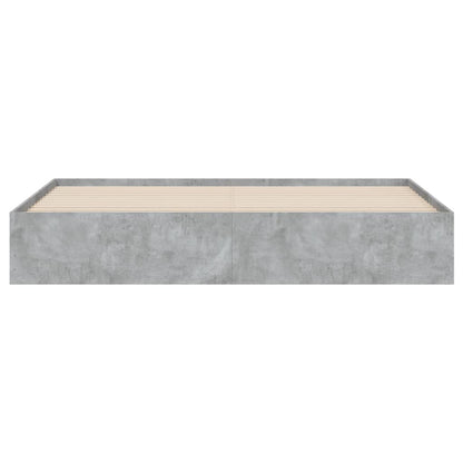 Giroletto Cassetti Grigio Cemento 180x200 cm Legno Multistrato - homemem39