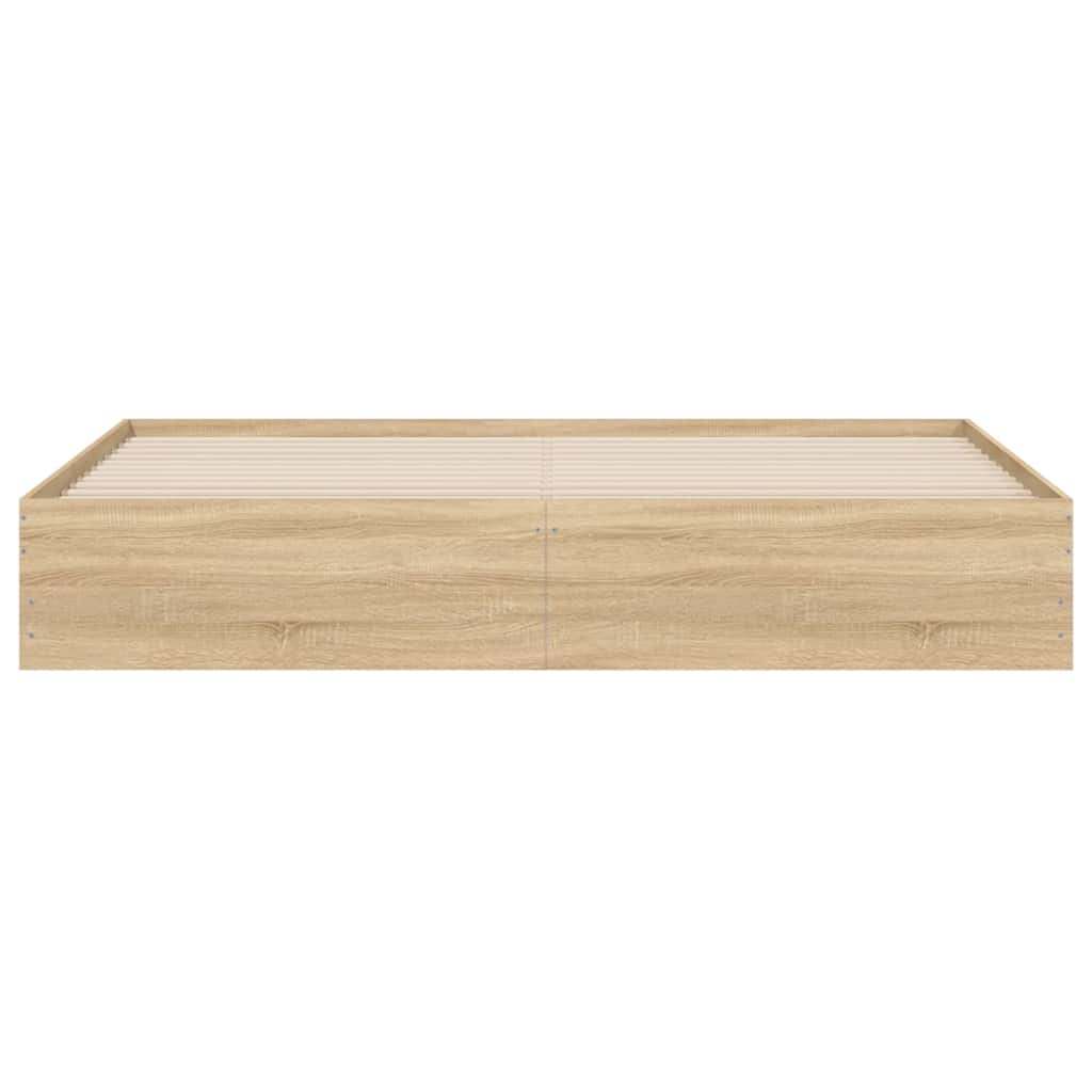 Giroletto Cassetti Rovere Sonoma 160x200 cm Legno Multistrato | homemem39