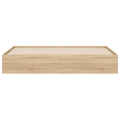 Giroletto Cassetti Rovere Sonoma 160x200 cm Legno Multistrato | homemem39