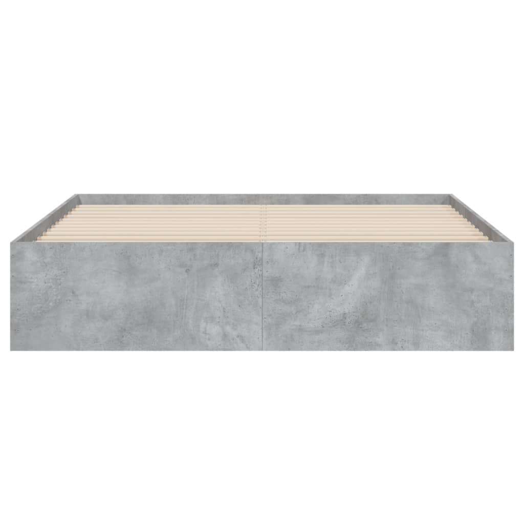 Giroletto Cassetti Grigio Cemento 150x200 cm Legno Multistrato