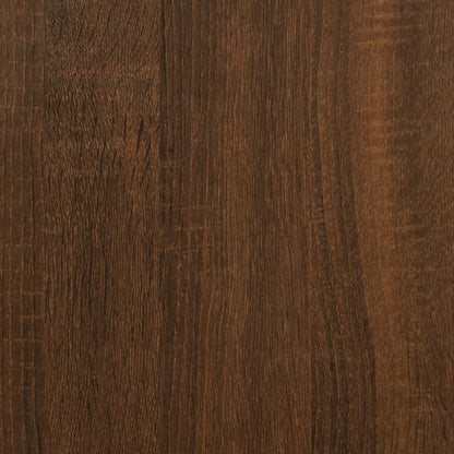 Giroletto Cassetti Rovere Marrone 150x200 cm Legno Multistrato