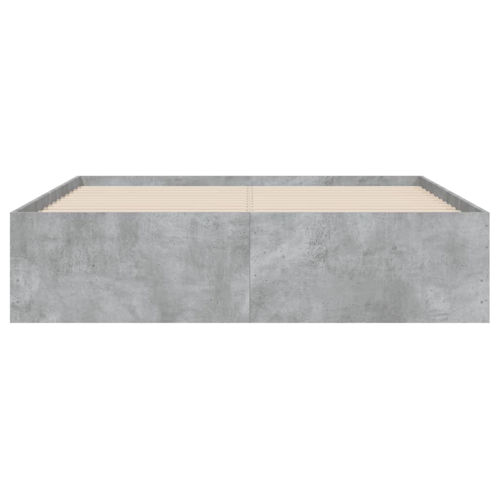 Giroletto Cassetti Grigio Cemento 120x200 cm Legno Multistrato