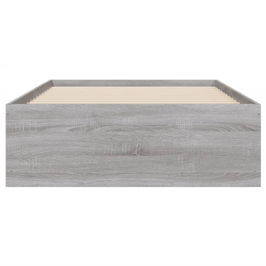 Giroletto Cassetti Grigio Sonoma 100x200 cm Legno Multistrato | homemem39