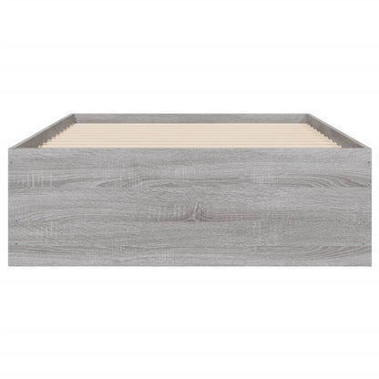 Giroletto Cassetti Grigio Sonoma 100x200 cm Legno Multistrato | homemem39