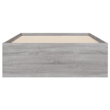 Giroletto Cassetti Grigio Sonoma 90x200 cm Legno Multistrato