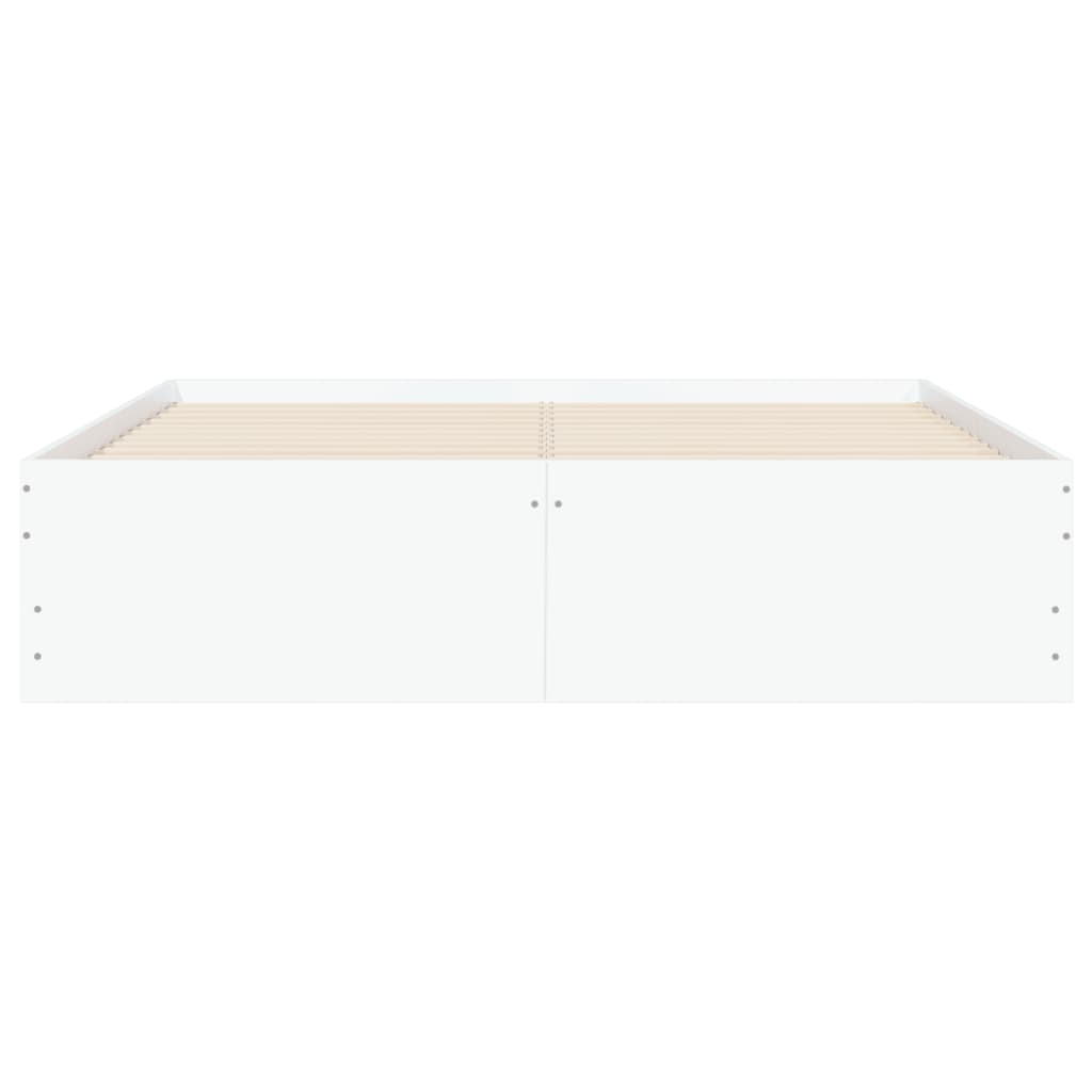 Giroletto con Cassetti Bianco 120x190 cm in Legno Multistrato | homemem39