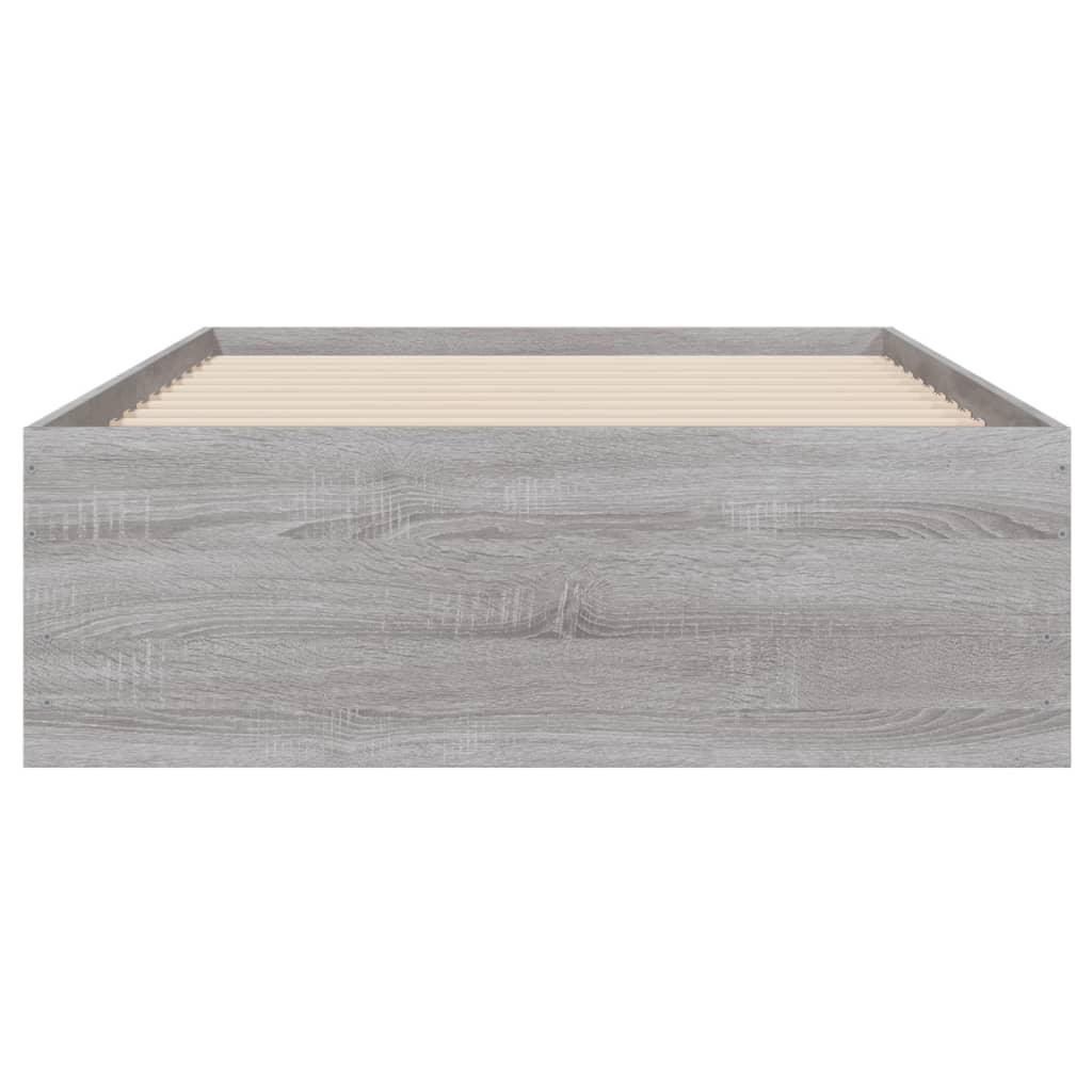 Giroletto Cassetti Grigio Sonoma 90x190 cm Legno Multistrato