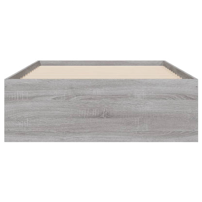 Giroletto Cassetti Grigio Sonoma 90x190 cm Legno Multistrato